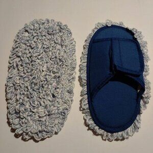 MICROFIBER MOPPING/DUSTING SLIPPERS BY CAMPANELLI-NEW